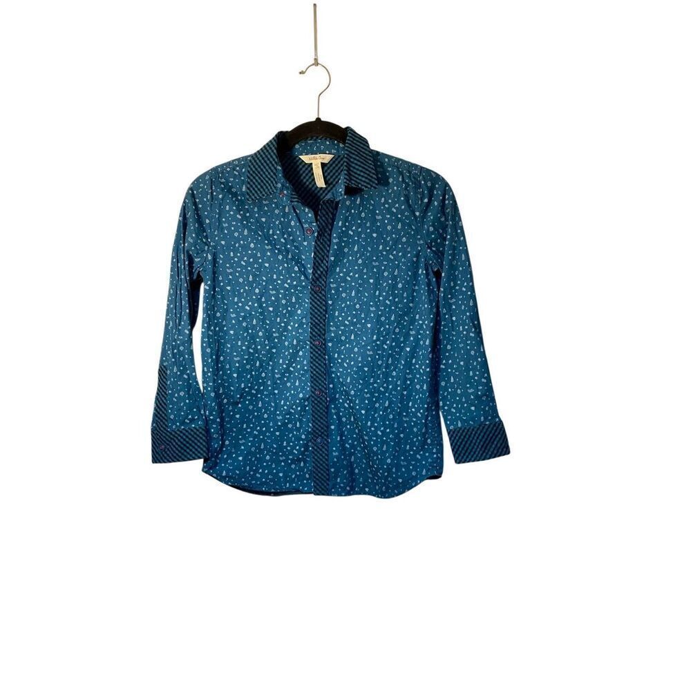 Matilda Jane boys, Jack Frost holiday, long sleeve shirt, 10